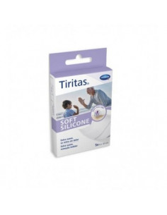 Tiritas Soft Silicone Apósitos Adhesivos 6 X 10 Cm 5 Unidades Hartman