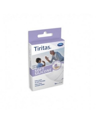 Tiritas Soft Silicone Apósitos Adhesivos 6 X 10 Cm 5 Unidades Hartman Tiritas Soft Silicone Apósitos Adhesivos 6 X 10 Cm 5 Unidades Hartman