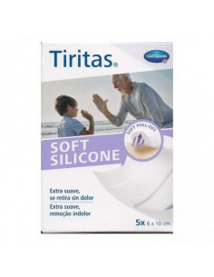 Soft Silicone Plasters 2 Sizes Dressings 8 Units Hartmann