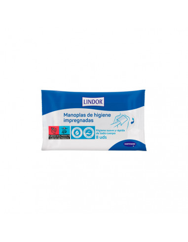Hartmann Lindor Moufles D'hygiène Imprégnées 8 Unités Hartmann Lindor Moufles D'hygiène Imprégnées 8 Unités