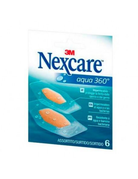 Nexcare Aqua 360 Surtidas 6 Apositos