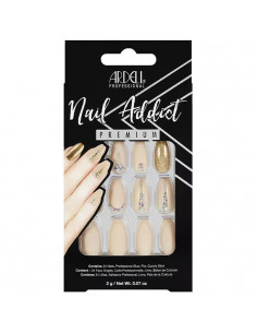 Ardell Nail Addict Nude Jeweled False Nails