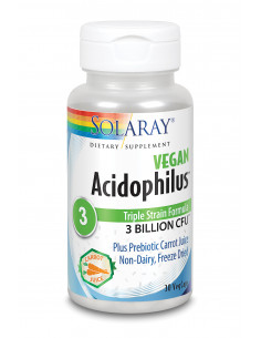 Solaray Acidophilus Plus 3 Billion 30 Caps