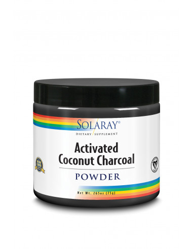 Solaray Charcoal Coconut Activated 150g Solaray Charcoal Coconut Activated 150g