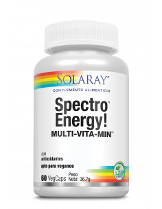 Solaray Spectro Energy 60 Caps Vegetales