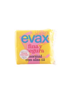 Evax Fina & Segura Normal Avec Ailettes Serviettes Hygiéniques 12 Uni
