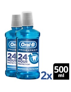 Oral-B Pro-Expert Rince-Bouche Protection Professionnelle 500ml Coffre