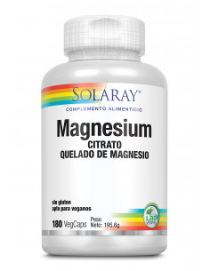 Solaray Big Magnesium Citrate 180 Vcaps