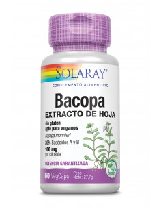 Solaray Bacopa 100 Mg 60 Vcaps