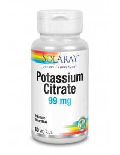 Solaray Potasio Citrato 99 Mg 60 Caps