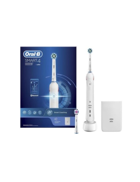 Oral- B Smart 4 4200w Brosse À Dents Électrique Blanche
