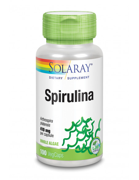 Solaray Espirulina 100 Caps