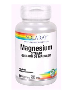 Solaray Magnesium 133 Mg 90 Vcaps