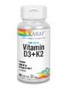 Solaray Vitamina D3 y K2 60 Vcaps 5000 Ui