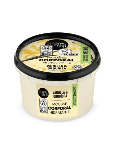 Organic Shop Vanilla Bourbon Mousse Corporal Hidratante 250ml
