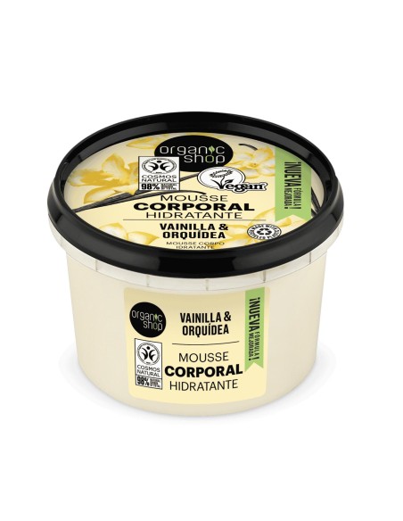 Organic Shop Vanilla Bourbon Mousse Corporal Hidratante 250ml