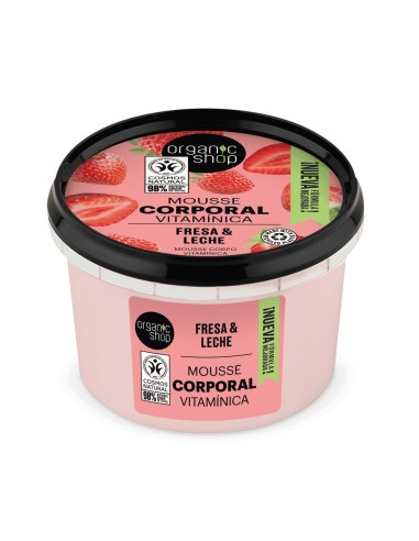 Organic Shop Yogur De Fresa Mousse Corporal Vitaminica 250ml