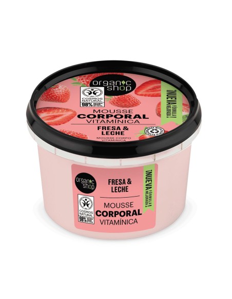 Organic Shop Yogur De Fresa Mousse Corporal Vitaminica 250ml
