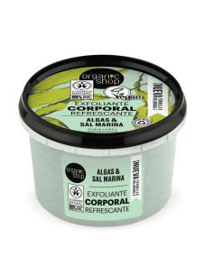 Organic Shop Refrescante Exfoliante Corporal Algas Del Atlantico 1un