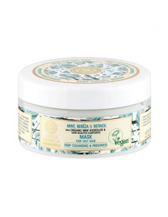 Natura Siberica Menta Abedul Retinol Mascarilla Capilar Cabello Graso