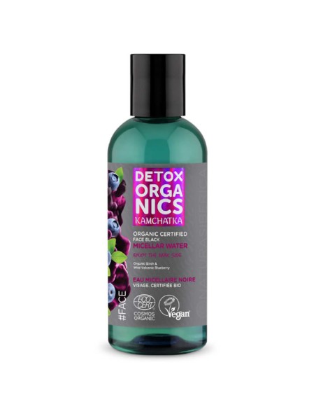 Natura Siberica Eau Micellaire Noire Visage Certifie Bio 170ml