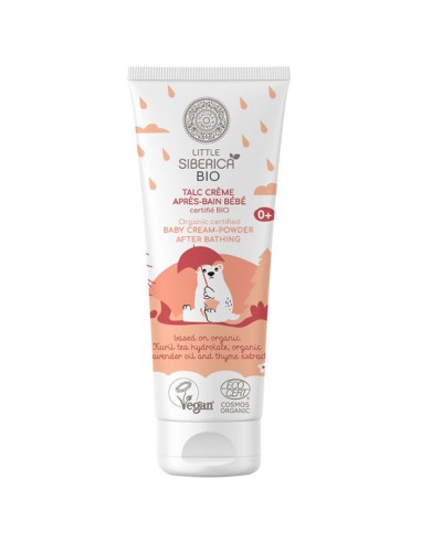 Natura Siberica Talc Creme Apres Bain Bebe 75ml