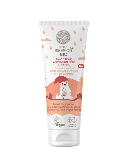 Natura Siberica Talc Creme Apres Bain Bebe 75ml