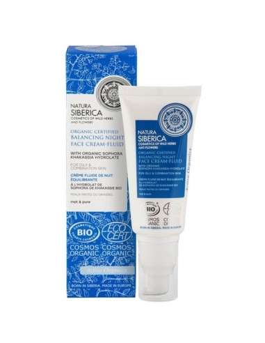 Natura Siberica Creme Fluide De Nuit Equilibrante 50ml