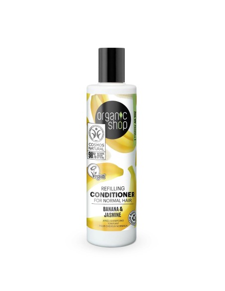 Organic Shop Banana Refillin Acondicionador Cabello Normal 280ml