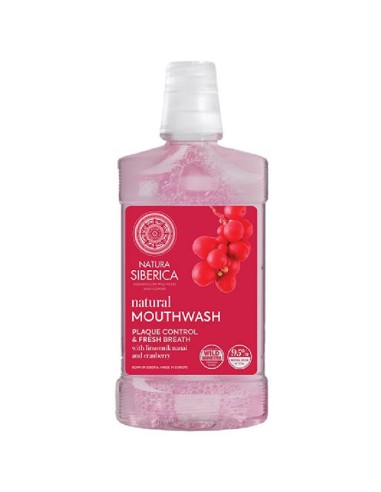 Natura Siberica Natural Mouthwash Schizandra And Cranberry 520ml