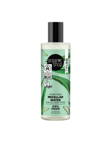 Organic Shop Aloe Agua Micelar Purificante Todo Tipo De Pieles 150ml Organic Shop Aloe Agua Micelar Purificante Todo Tipo De Pieles 150ml