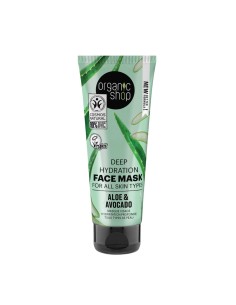 Organic Shop Aloe Mascarilla Facial Hidratacion Profunda Todo Tipo De