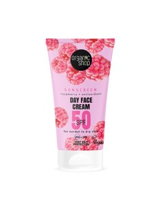 Organic Shop Raspberry Crema Facial De Dia Spf50 50ml