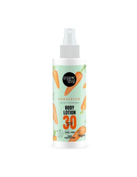 Organic Shop Carrot Locion Corporal Spf30 150ml