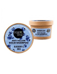 Organic Shop Blueberry Anti-Yellow Champu Solido 60g