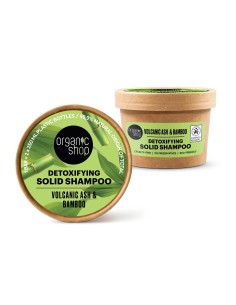 Organic Shop Volcanic Ash Champu Solido Detoxificante 60g