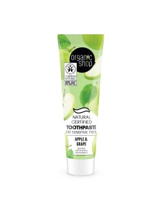 Organic Shop Apple Dentifrico Dientes Sensibles 100g
