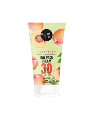 Organic Shop Peach Crema Facial De Dia Spf30 50ml
