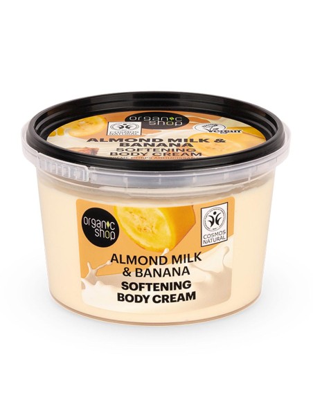 Organic Shop Almond Milk y Banana Crema Corporal 250ml