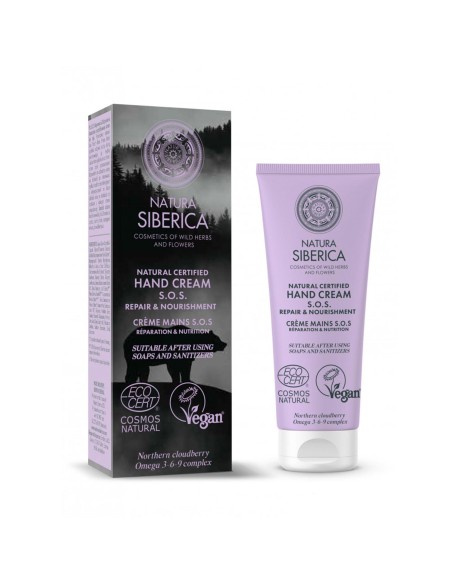 Natura Siberica Sos Cremas De Manos Reparacion Nutricion 75ml
