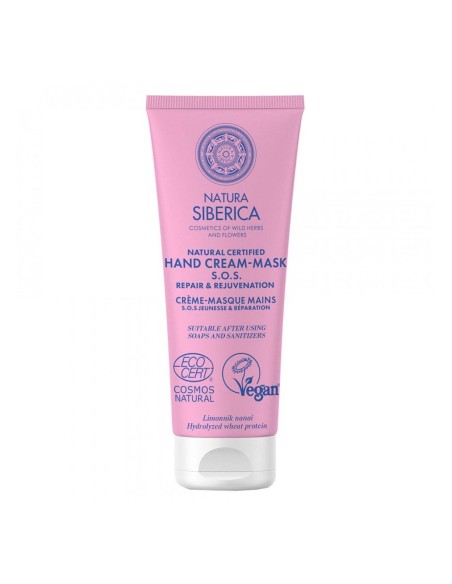 Natura Siberica Sos Cremas De Manos Reparacion Rejuvenecimiento 75ml