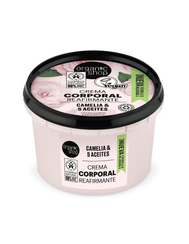 Organic Shop Camelia Japonesa Crema Corporal Reafirmante 250ml Organic Shop Camelia Japonesa Crema Corporal Reafirmante 250ml