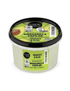 Organic Shop Aguacate Mascarilla Capilar Cabello Dañado 250ml