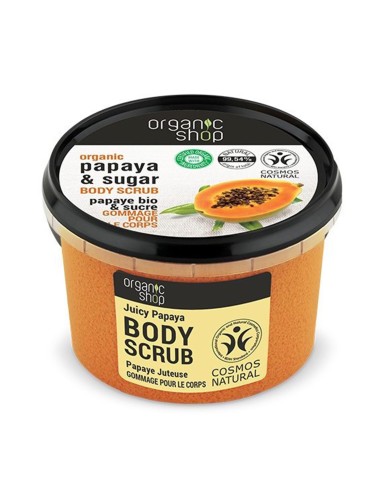Organic Shop Papaya y Sugar Exfoliante Corporal 1un Organic Shop Papaya y Sugar Exfoliante Corporal 1un