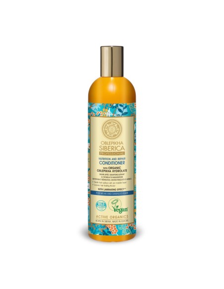 Natura Siberica Oblepikha Nutrition y Repair Acondicionador Cabello De