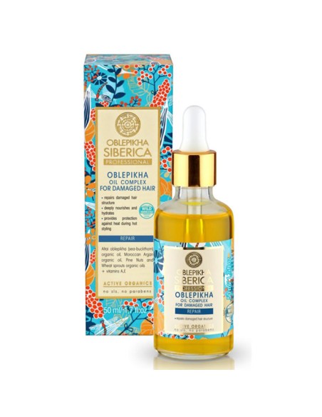 Natura Siberica Oblepikha Siberica Oil Complex For Damaged Hair 50ml