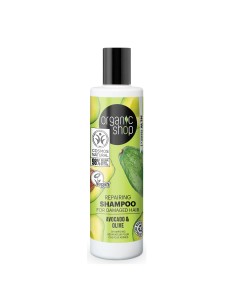 Organic Shop Avocado Repairing Champu Cabello Dañado 280ml
