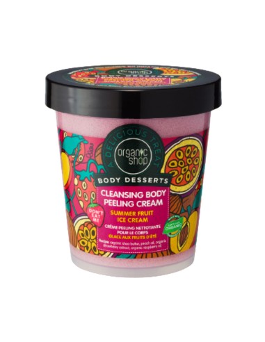 Organic Shop Cleansing Peeling Corporal Summer Fruit Ice 450ml Organic Shop Cleansing Peeling Corporal Summer Fruit Ice 450ml
