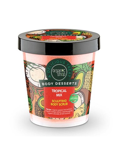 Organic Shop Body Dessers Exfoliante Corporal Tropical Mix 450ml