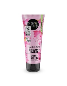 Organic Shop Cherry y Lotus Balsamo De Uñas Cream-Balm 75ml